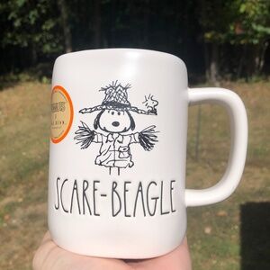NWT Rea Dunn Peanuts Snoopy Halloween Mug "Scare-Beagle"